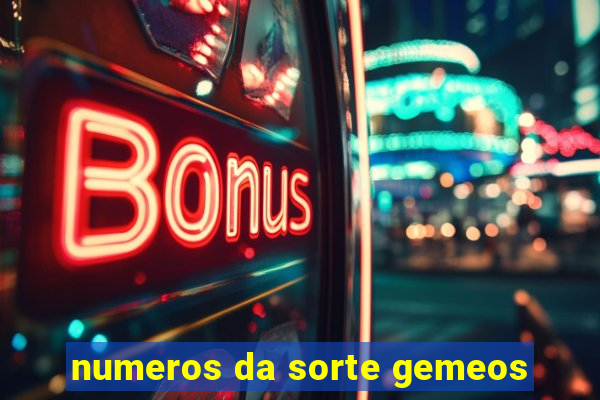 numeros da sorte gemeos